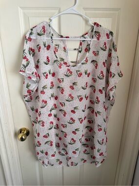 Live 4 Truth Cherry Print Top